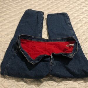Wrangler Rugged Wear Insulated Blue Denim Jeans Adult Gender Neutral USA Made